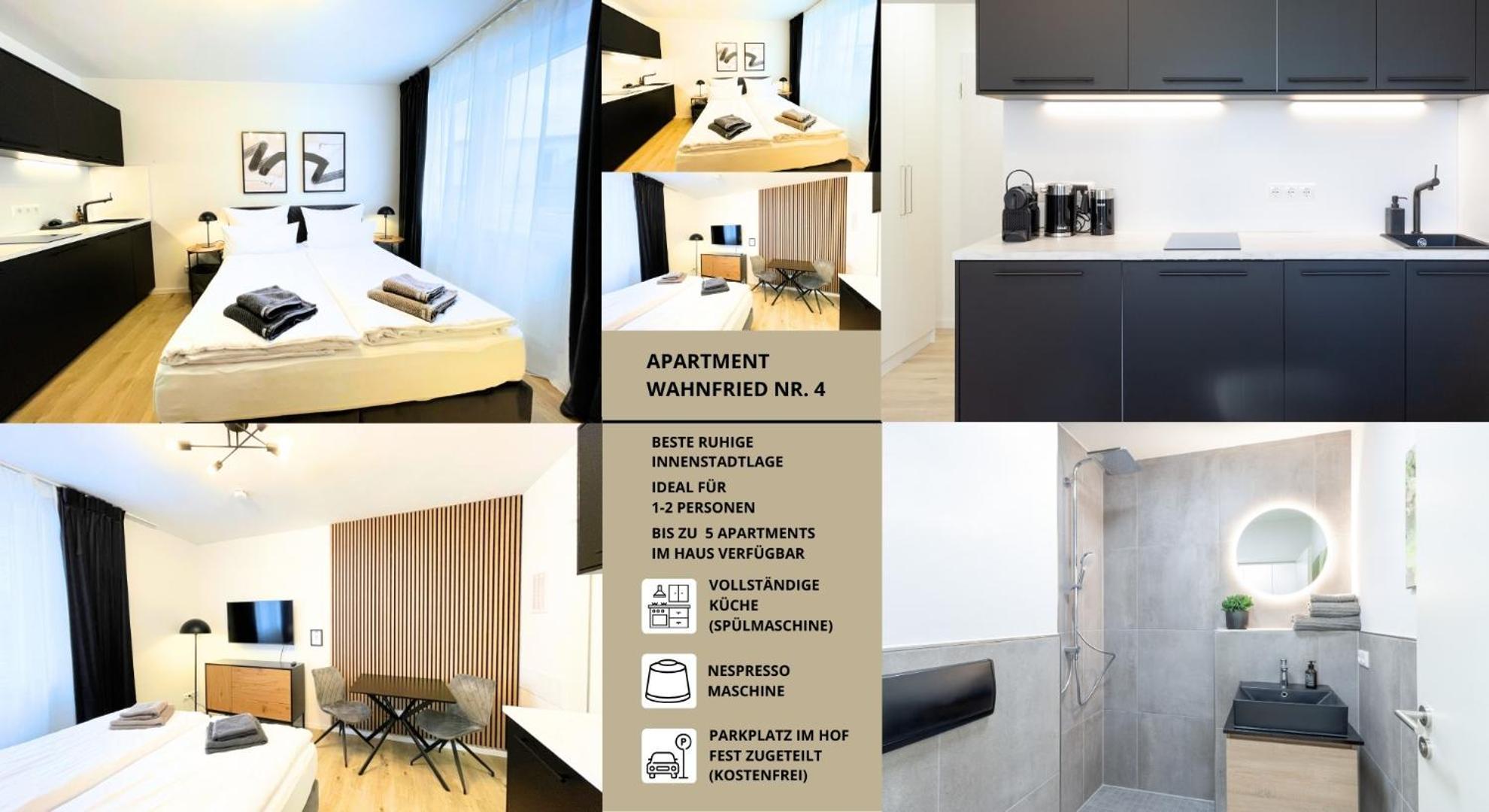 Apartment Wahnfried No4 - Zentral Wohnen Mit Kueche Und Duschbad, Parkplatz, 300M Zur Fussgaengerzone Bayreuth Zewnętrze zdjęcie